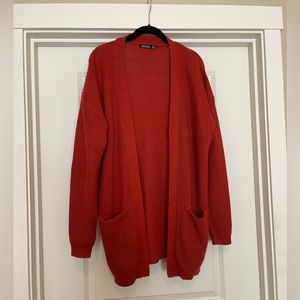 Boohoo Boyfriend Knit Cardigan